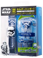 「ハイドロ５ ホルダーハンガーパック（替刃5コ付）」 (c) & TM Lucasfilm Ltd.