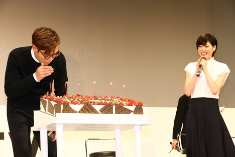 dTVドラマ「シークレット・メッセージ」プレミアムイベントの様子。