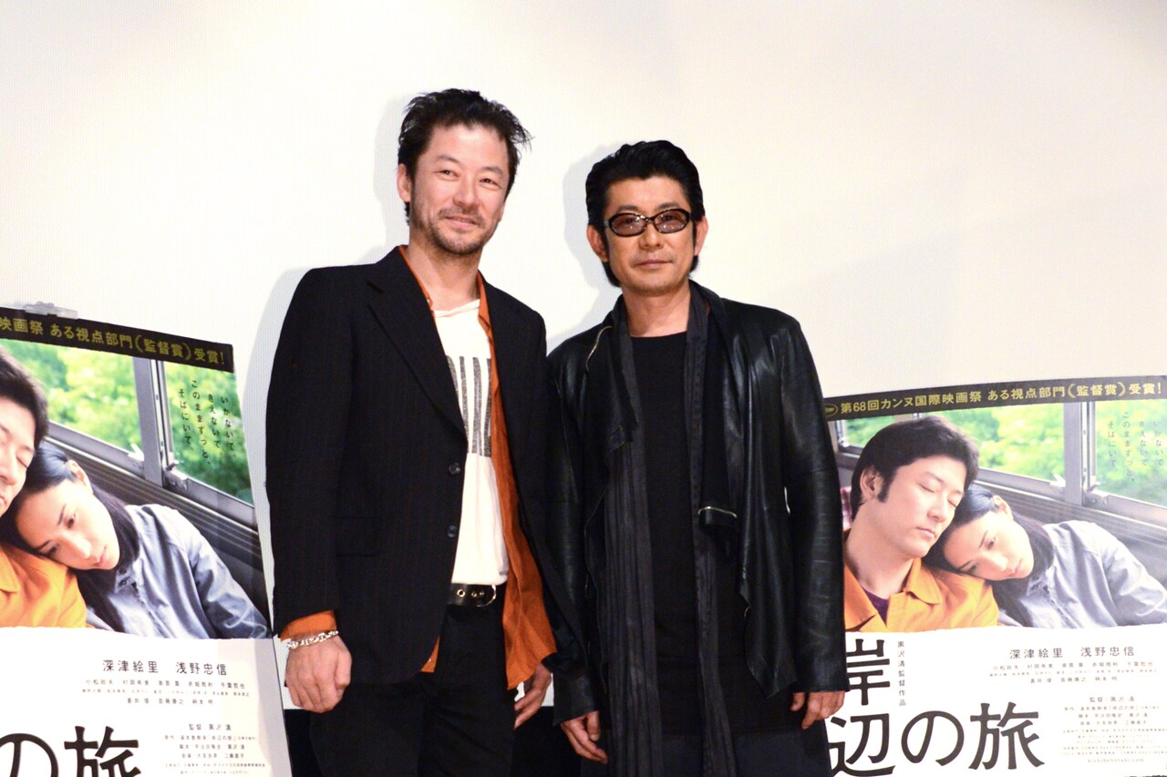 浅野忠信、「岸辺の旅」トークイベントで永瀬正敏に「付いて行きます！」と即答