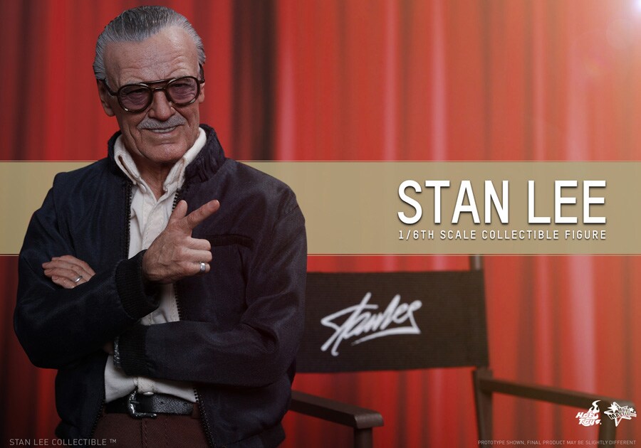 アメコミ界の巨匠スタン・リーがフィギュアに、スパイダーマン糸出し