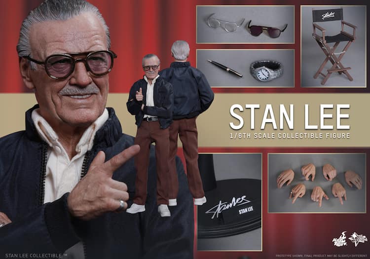 アメコミ界の巨匠スタン・リーがフィギュアに、スパイダーマン糸出し 
