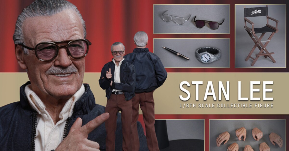 アメコミ界の巨匠スタン・リーがフィギュアに、スパイダーマン糸出し 