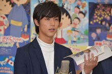 アフレコ中の中川大志。