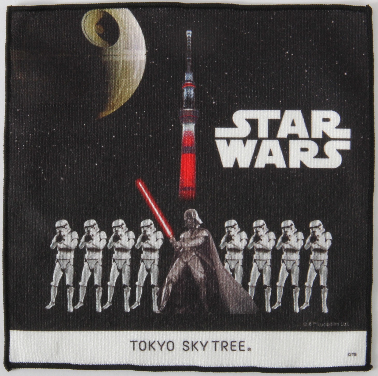 「STAR WARS TOKYO SKY WALK at TOKYO SKYTREE」ミニハンカチ Dark side（イメージ） 540円