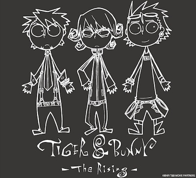 「劇場版 TIGER & BUNNY-The Rising-」主要キャラクターのデフォルメイラスト。(c)BNP/T&B MOVIE PARTNERS