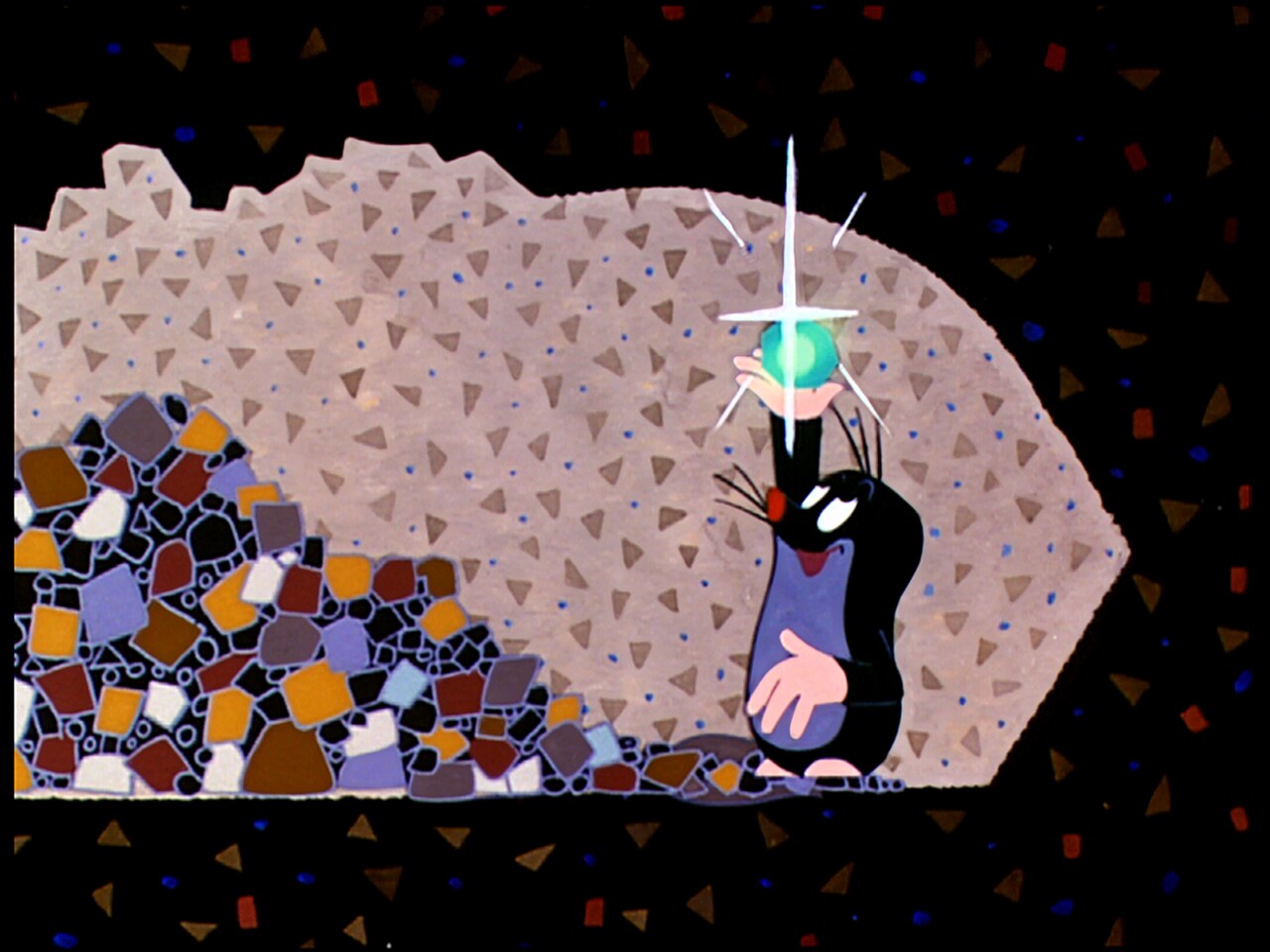 「もぐらのクルテク」 (c)Země pohádek,a.s. ,Zdeněk Miler, Little Mole a. s.