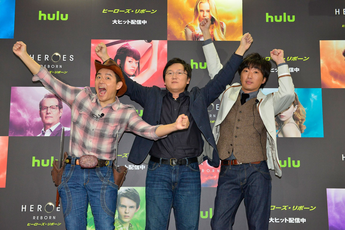 「HEROES Reborn／ヒーローズ・リボーン」トークショー付き試写会の様子。