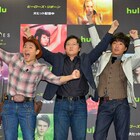 「HEROES」マシ・オカ来日、スピードワゴンと3人で「ヤッター!」