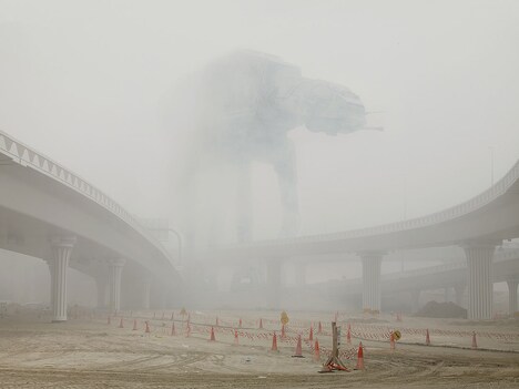 Dark Lens, AT-AT in Fog, Dubai, 2009 (c)Cédric Delsaux