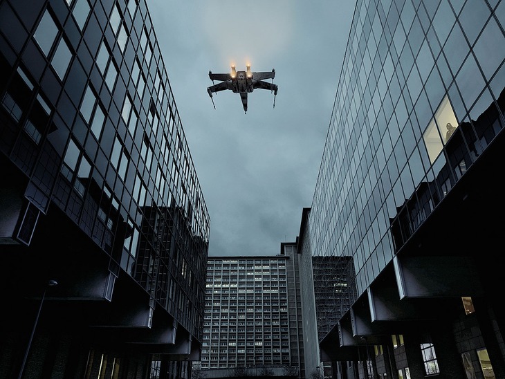 Dark Lens, X-Wing & Vader, Lille, 2007 (c)Cédric Delsaux