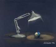 ジョン・ラセター｜《ルクソー》｜「ルクソーJr.」（1986年）｜複製（パステル／紙）｜(c)Disney/Pixar