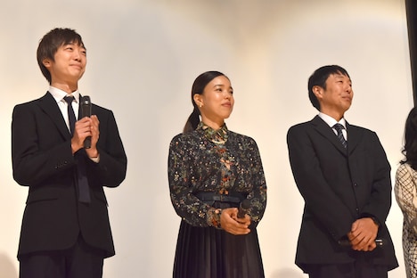 左から池田良、安藤玉恵、黒田大輔。