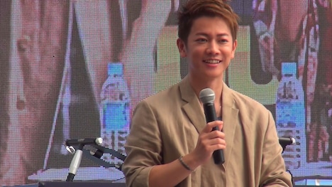 「SUUPAA JAPAN presented by WAKUWAKU JAPAN」でトークショーを行う佐藤健。