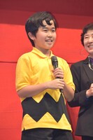 チャーリー・ブラウン役の鈴木福。