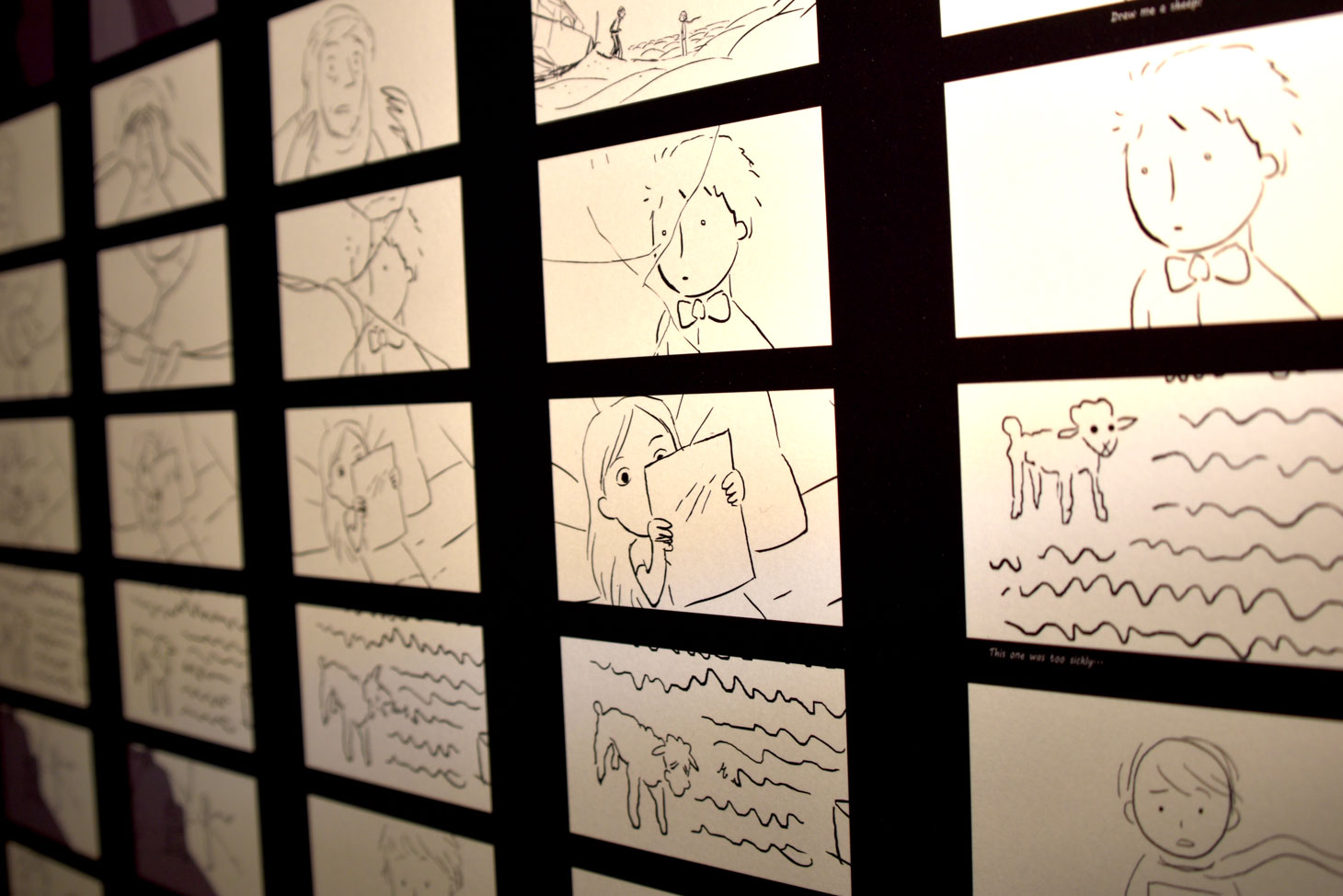 「リトルプリンス 星の王子さまと私 展」にて、初期イメージイラスト。