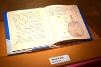 「リトルプリンス 星の王子さまと私 展」にて、映画で使用された本。