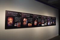 「スター・ウォーズ展 未来へつづく、創造のビジョン。」展示の様子。
