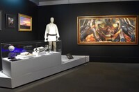 「スター・ウォーズ展 未来へつづく、創造のビジョン。」展示の様子。