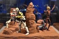 クローン・トルーパーのジオラマ。