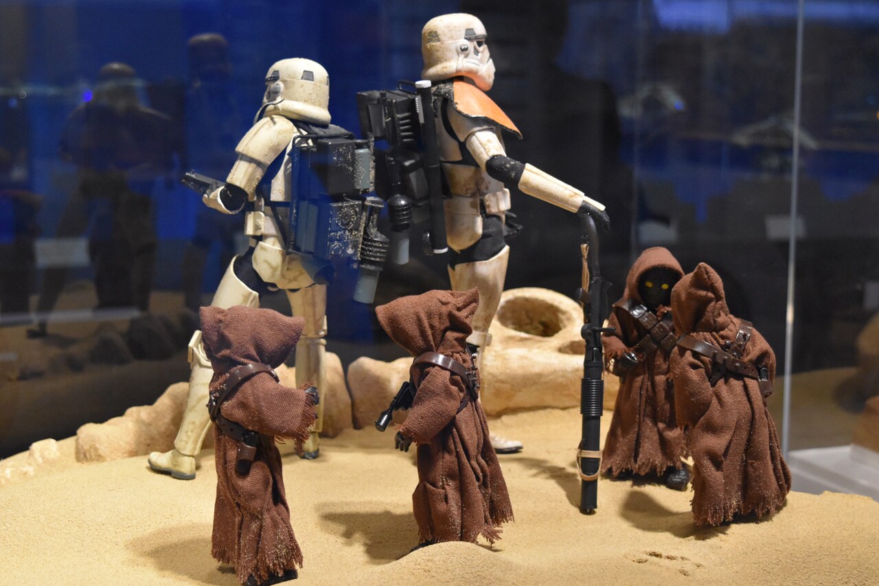 サンドトルーパーのジオラマ。 - スター・ウォーズ展が明日から