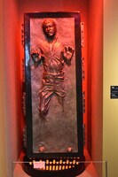 炭素冷凍されたハン・ソロのレプリカ。