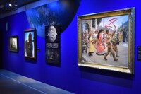 「スター・ウォーズ展 未来へつづく、創造のビジョン。」展示の様子。