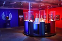 「スター・ウォーズ展 未来へつづく、創造のビジョン。」展示の様子。