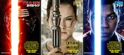 「スター・ウォーズ/フォースの覚醒」主要キャラクター。左からカイロ・レン、レイ、フィン。