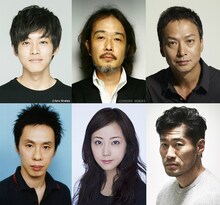 「秘密 THE TOP SECRET」追加キャスト。上段左から松坂桃李、リリー・フランキー、椎名桔平。下段左から大倉孝二、木南晴夏、平山祐介。 (c)2016「秘密 THE TOP SECRET」製作委員会