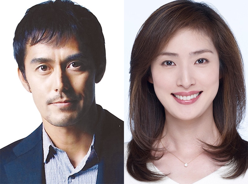 「恋妻家宮本」の出演者。左から阿部寛、天海祐希。