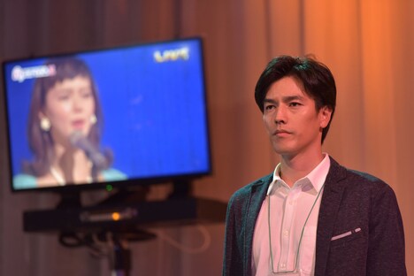 「あやしい彼女」撮影中の要潤。