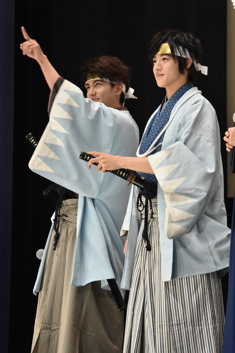 （左から）稲葉友、上遠野太洸。