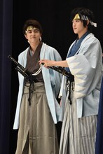 （左から）稲葉友、上遠野太洸。