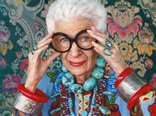 「アイリス・アプフェル！94歳のニューヨーカー」 (c)IRIS APFEL FILM, LLC.