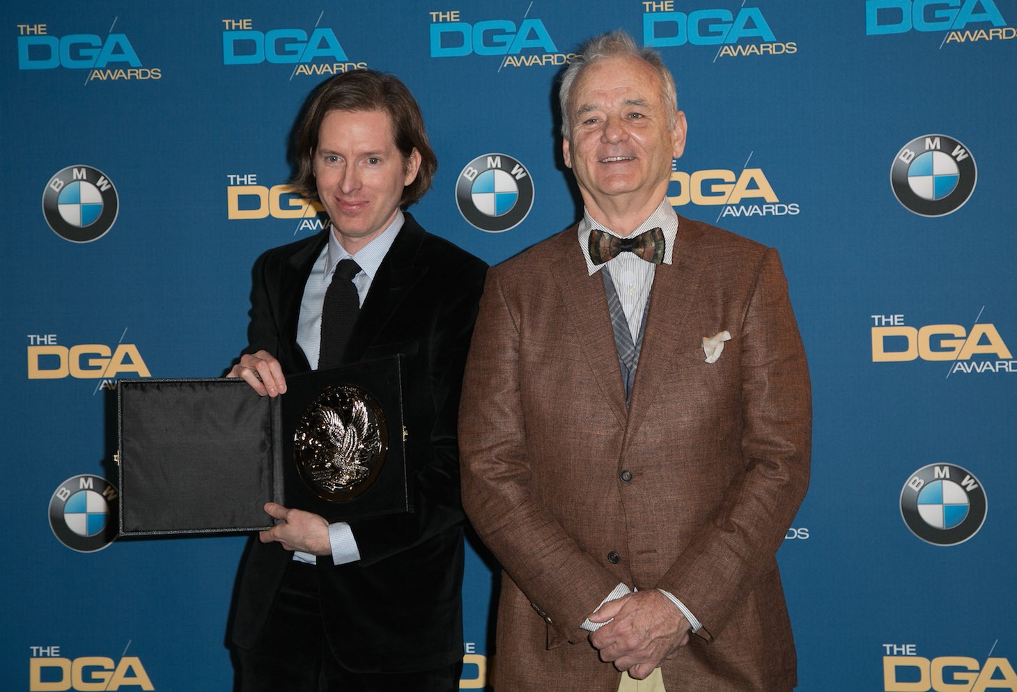 左からウェス・アンダーソン、ビル・マーレイ。（写真提供：Brian To / WENN.com / Zeta Image）