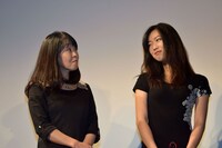 日本語吹替キャストの土屋貴子（左）と佐々木心音（右）。