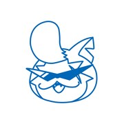 スタンプであらわる！トゲニャン＆ワルニャンよりワルニャン。(c)LMYWP2015