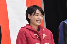 「仮面ライダーゴースト」月村アカリ役の大沢ひかる。