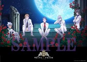 前売り鑑賞券「正装ver.」を入れた「プリズムチェンジ☆クリアファイル」裏面（サンプル）。