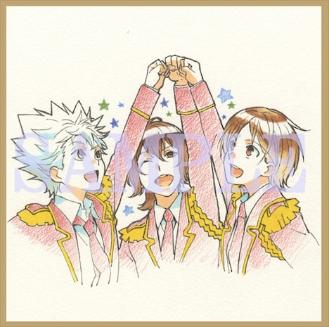 「描き下ろしOver The Rainbow色紙風ミニカード」