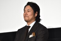 「の・ようなもの のようなもの」プレミア試写会にて、松山ケンイチ。