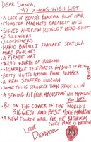 「#12DaysOfDeadpool」の第4弾として公開された「X-MAS WISH LIST」。(c)2016 MARVEL & Subs. (c)2016 Twentieth Century Fox