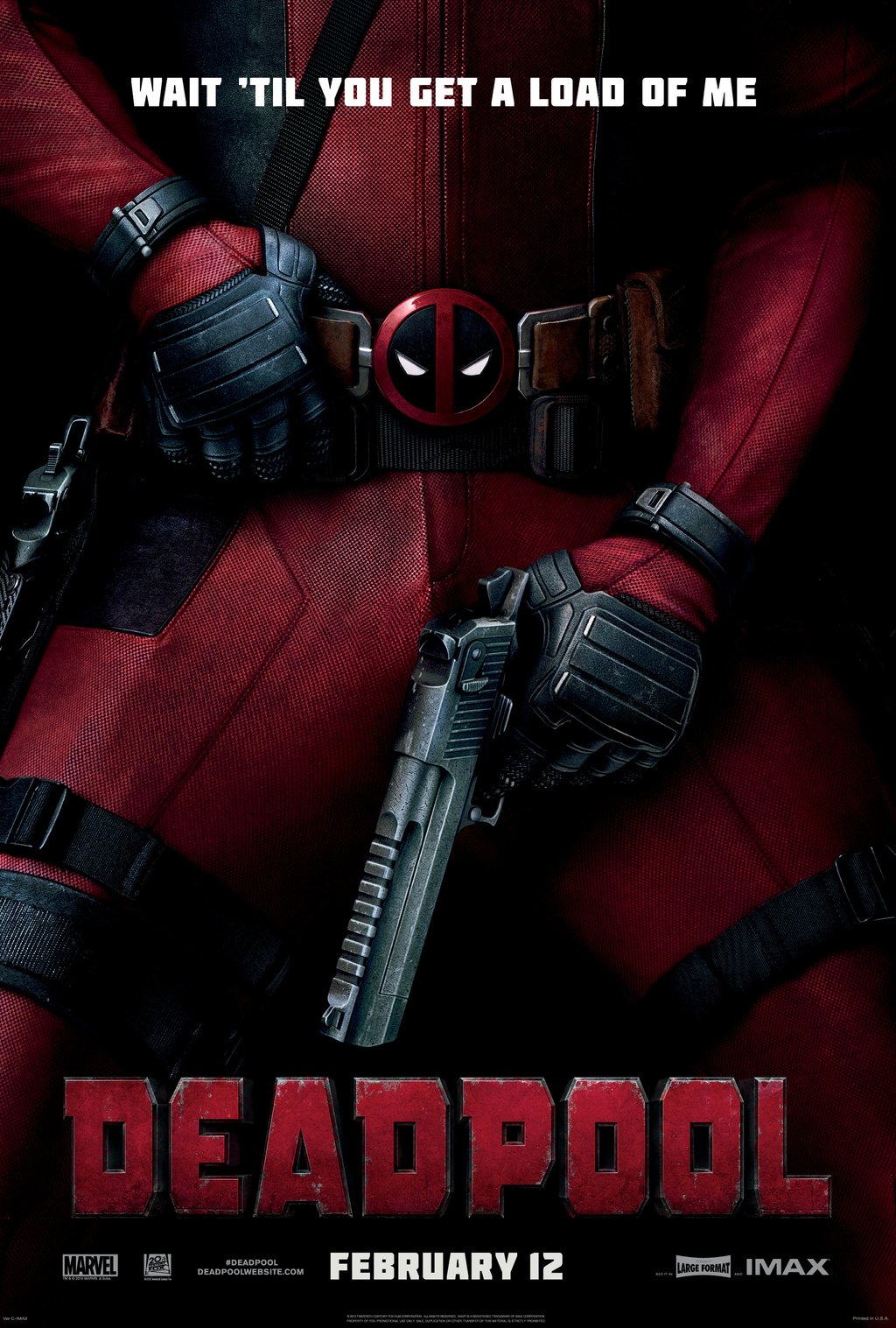「#12DaysOfDeadpool」の第1弾として公開されたポスター。(c)2016 MARVEL & Subs. (c)2016 Twentieth Century Fox