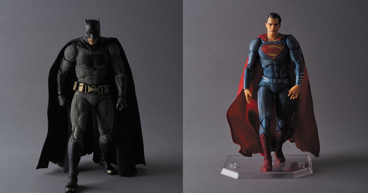 ヒ*)様 MAFEX バットマン 3体セット ベン・アフレック ジャスティス 