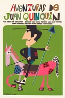 「フアン・キンキンの冒険」（1967年 / キューバ / 監督：フリオ・ガルシア・エスピノーサ） ポスター：エドゥアルド・ムニョス・バッチ（1967年）