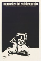 「低開発の記憶」（1968年 / キューバ / 監督：トマス・グティエレス・アレア）ポスター：アントニオ・サウラ（1968年）