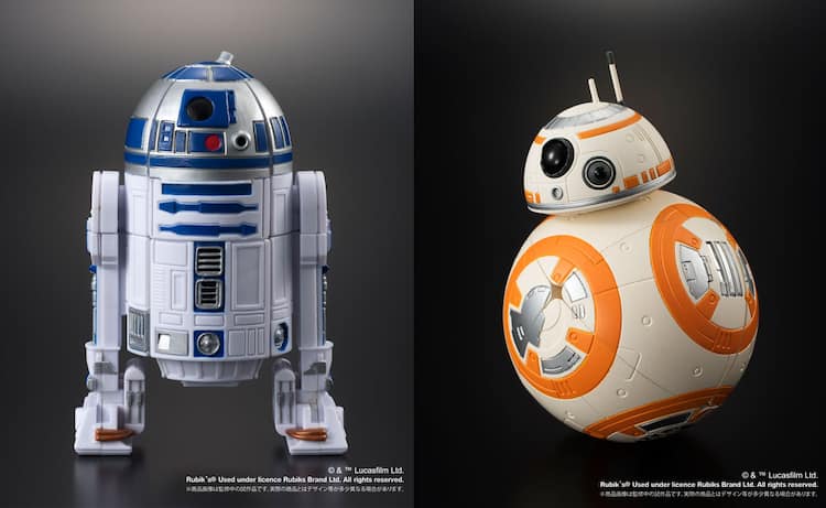 R2-D2＆BB-8が立体型ルービックキューブに、「スター・ウォーズ 