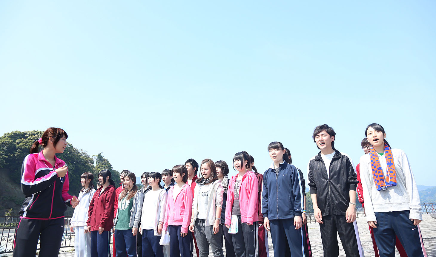 映画「桜ノ雨」のワンシーン。