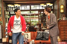 「さんまのまんま」左から明石家さんま、菅田将暉。