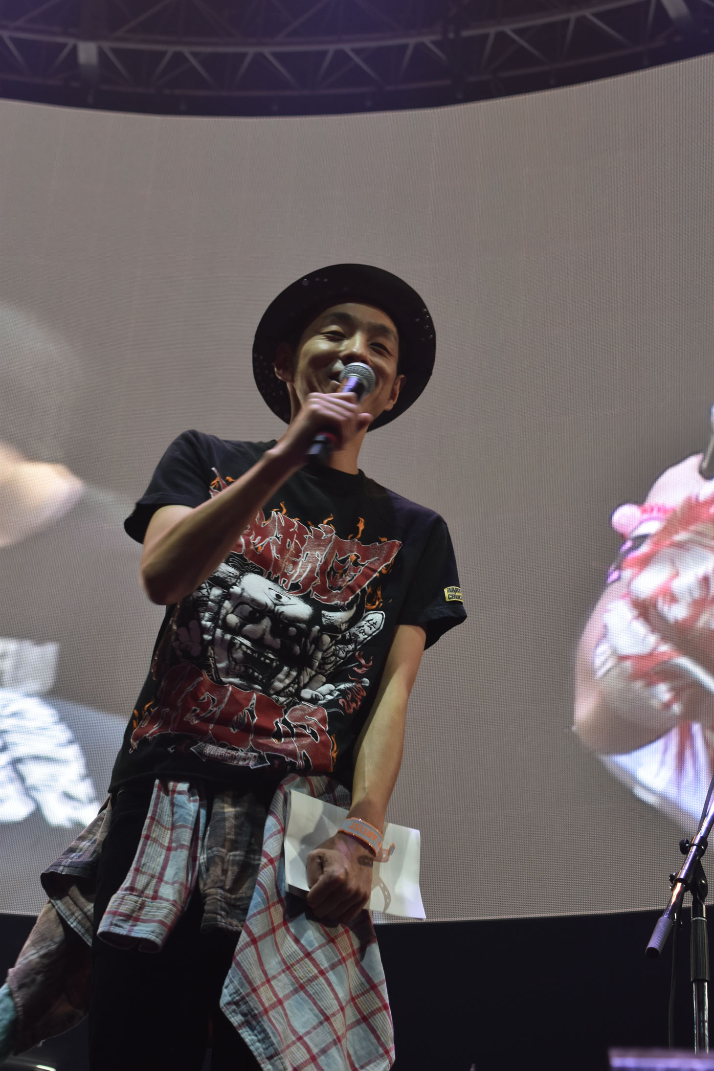 2015年12月「COUNTDOWN JAPAN 15/16」での宮藤官九郎。